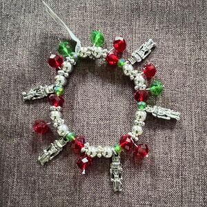 NWT Pier 1 Christmas Nutcracker Bracelet